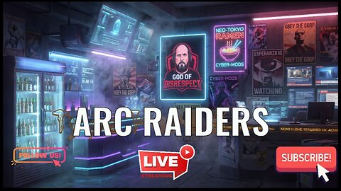 ARC RAIDERS : LIVE FROM OUR NEW AND IMROVED LOUNGE !!! GET IN HERE AND LETS HANG OUT