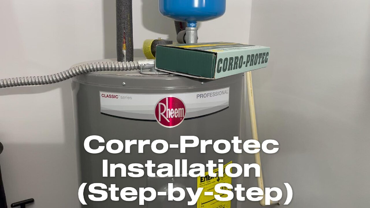 Replace Your Rheem Water Heater Anode Rod with a Corro-Protec Powered Anode – Step-by-Step!