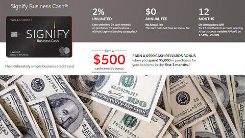 Get another $500 from Wells Fargo with this Credit Card