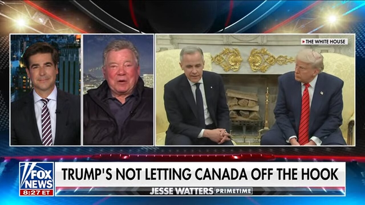 William Shatner on whether Trump is 'serious' about making Canada a state