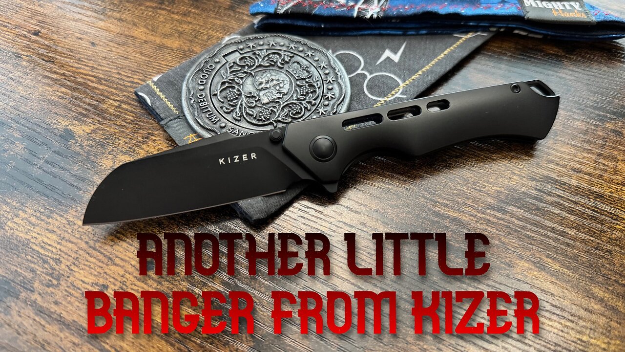 The Kizer Crest a little premium utility cutter
