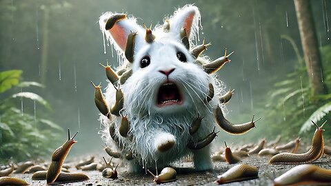 Brave Rabbit vs. Leeches in the Rainforest! 🐰🌧️ | Epic Bunny Survival