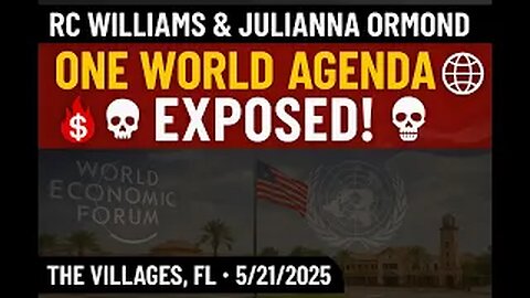 RC Williams & Julianna Ormond Speaking In The Villages, FL 5/21/2025 Sherloc + Watchmen Action