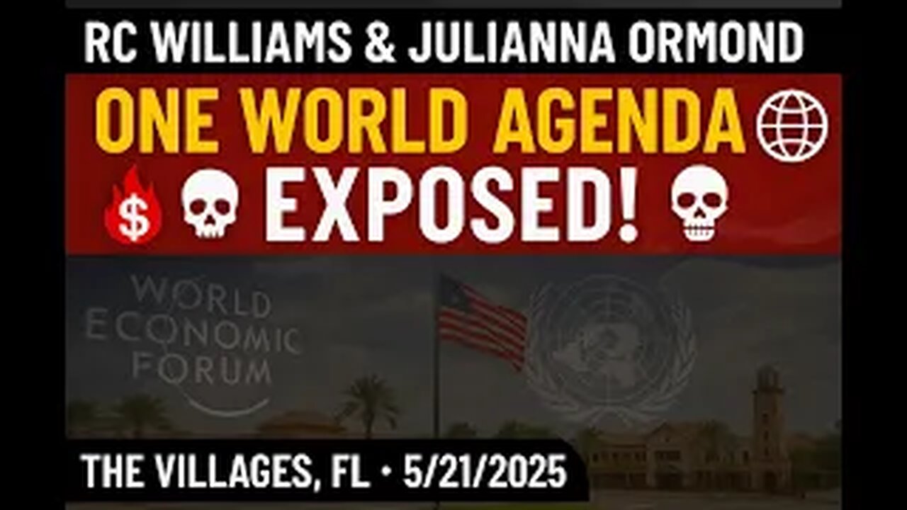 RC Williams & Julianna Ormond Speaking In The Villages, FL 5/21/2025 Sherloc + Watchmen Action