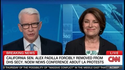 Klobuchar (D) Calls Padilla Dignified Leader Simply Trying To Represent His State On CNN
