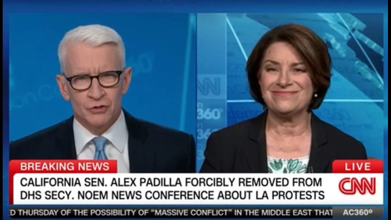 Klobuchar (D) Calls Padilla Dignified Leader Simply Trying To Represent His State On CNN