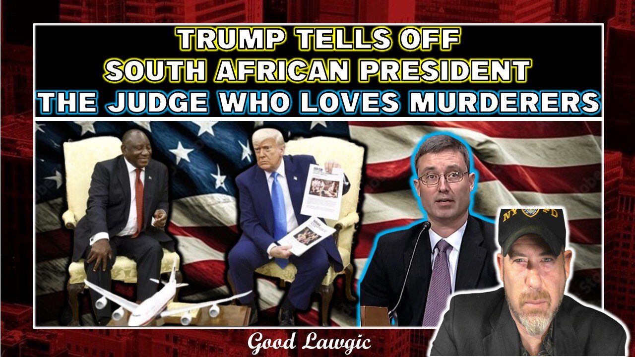 The Following Program: Trump Goes OFF On South African President; Insane Leftist Judge