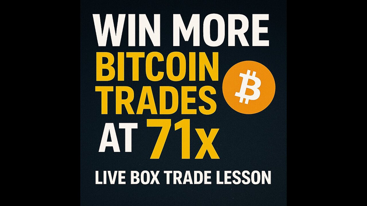 Win More Bitcoin Trades at 71x Live Box Trade Lesson