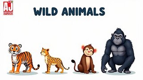 Wild animals and their sounds😊