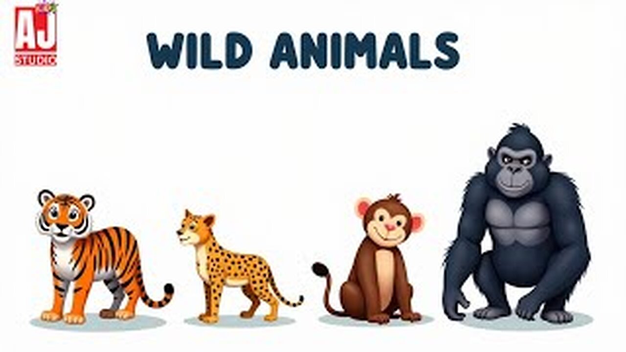 Wild animals and their sounds😊