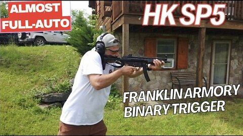 HK SP5 Binary with Franklin Armory Trigger at Cherev Gidon