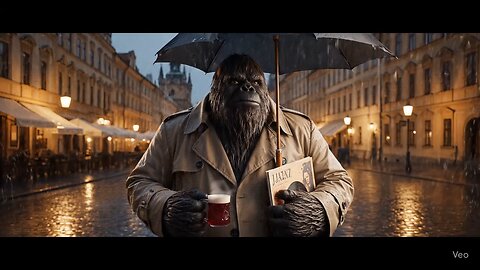 Bigfoot at Prague Jazz Fest in the Rain! 🎷☔️