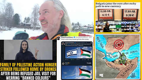 Bulgar-euro. Israeliska sökningar. Norman Finkelstein. Mossad: Qatars somalier! Polymarket vs Mitch