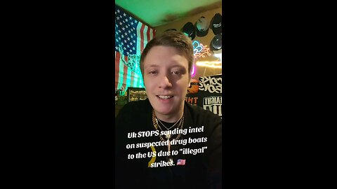 UK STOPS sending Intel on suspected drug vessels to the US due to America's "illegal" strikes!!