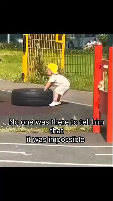 Love All Life Always #259 - It's All In The Mind Even At A Young Age. Believe You Can And You Will.