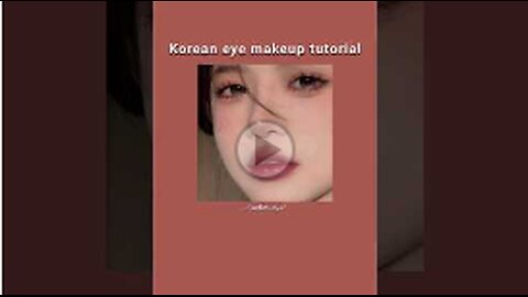 Korean eyemakeup tutorial-🍒 #cupid #fiftyfifty #koreanskincare #koreaneyemakeup #songshorts