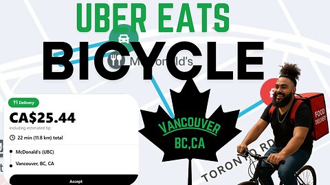 Vancouver,CA|Uber Eats Biking
