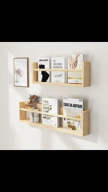 Wood Floating Shelves Wall Nursery Book Shelves
