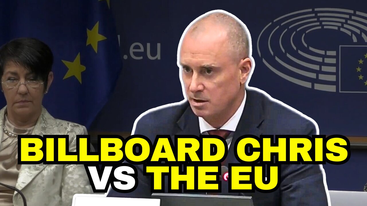 EU ON BLAST: Billboard Chris VS The EU Over GENDER PSEUDOSCIENCE