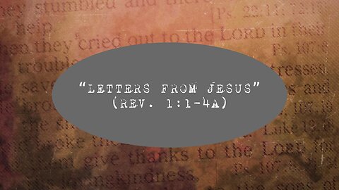 Letters From JESUS - Part I | Sunday Morning Service (01/18/2026) | Jubilee Worship Center
