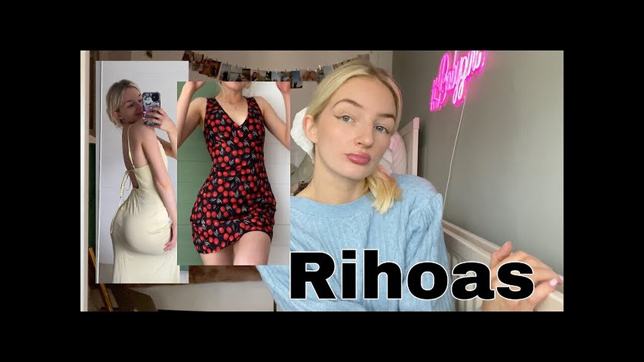 RIHOAS DRESS TRY ON HAUL #inrihoas