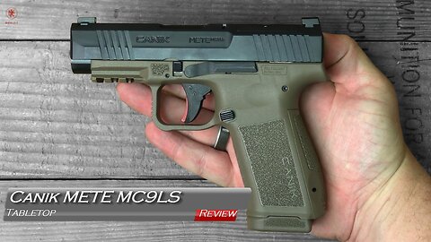 Canik METE MC9LS Tabletop Review and Field Strip