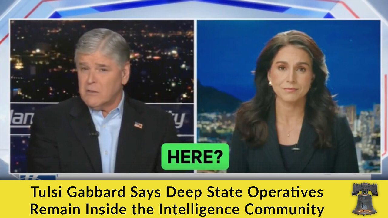 Tulsi Gabbard Says Deep State Operatives Remain Inside the Intelligence Community