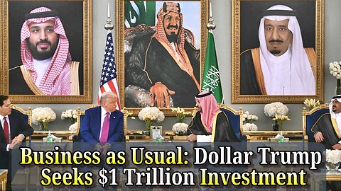 Disgraced President Dollar Trump is Back to Genocidal Saudi Babylon