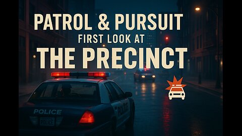 Patrol & Pursuit: First Look at The Precinct 🚓🔥