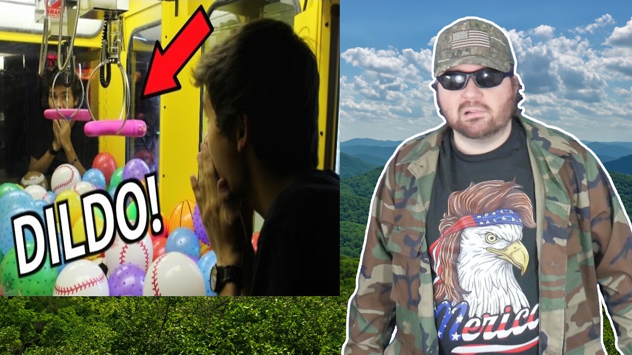 Winning A Dildo From A Claw Machine! (18+) - Joystick - Reaction! (BBT)