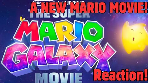🔥 Schmidt Reacts to the Super Mario Galaxy Movie Announcement + Deep Dive Analysis! 🌌🎬