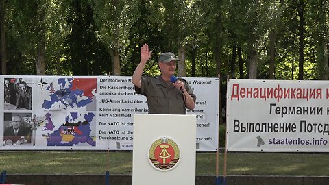 Völkermord als strategische Taktik der alten und neuen Nazis! Tag des Sieges Berlin-Treptow