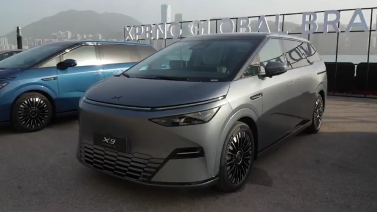 Chinese EV maker Xpeng CEO unveils newest vehicle in Hong Kong