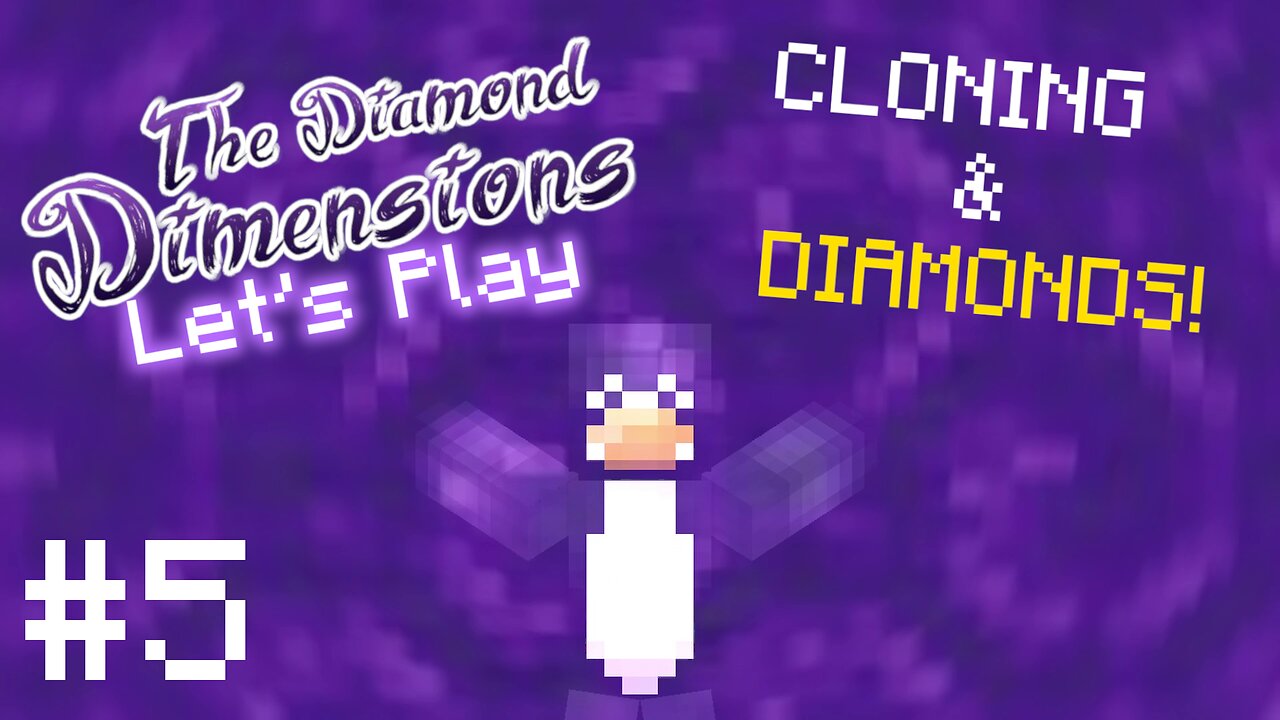 The Diamond Dimensions Modpack | Cloning Myself! & Found a Jackpot of Diamonds! | #5