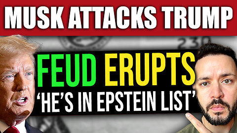 Musk Accuses Trump of Being on Epstein List as Feud EXPLODES!