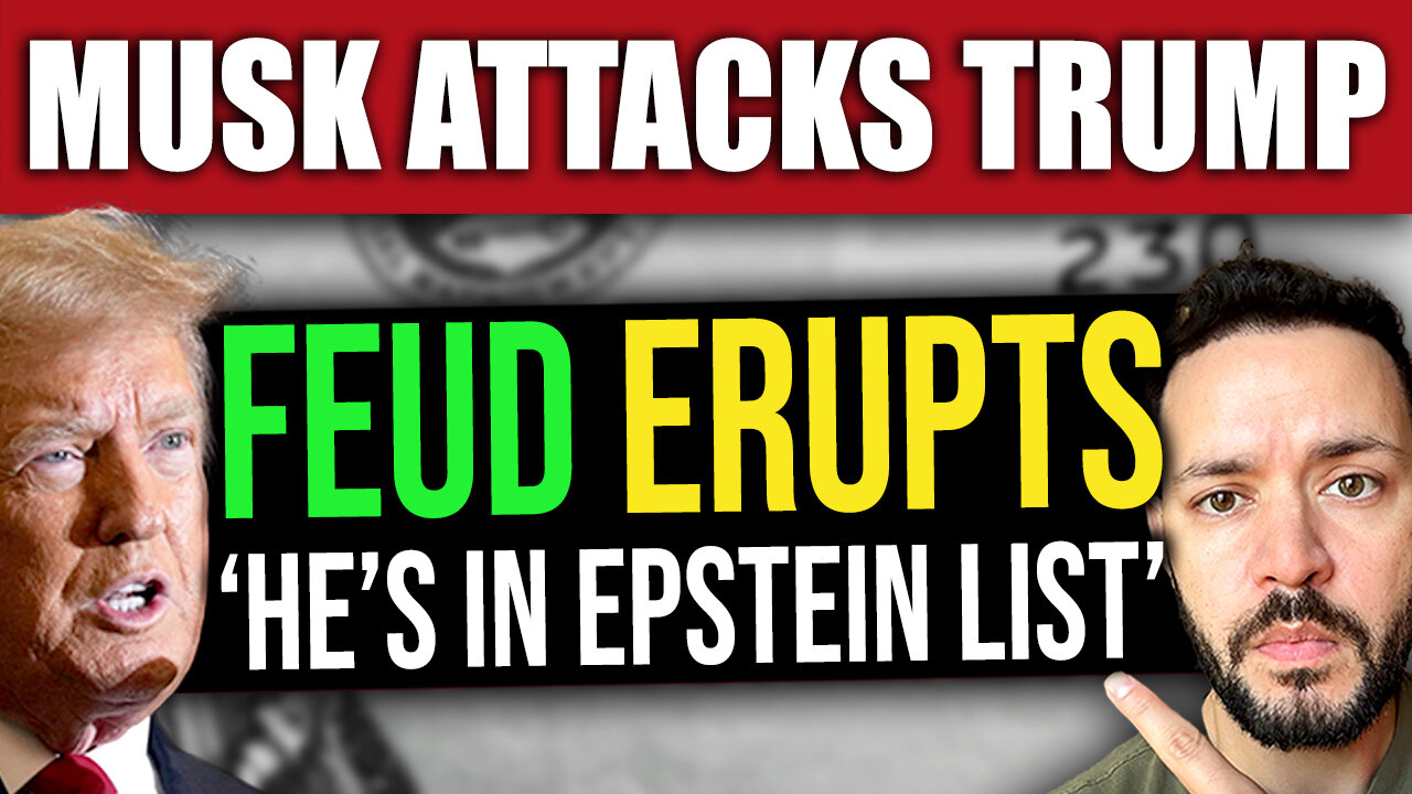 Musk Accuses Trump of Being on Epstein List as Feud EXPLODES!