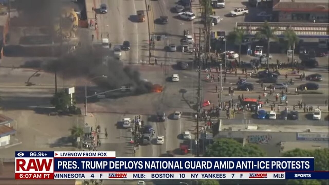LA protests: National Guard arrives, Trump warns 'troublemakers' to take off masks