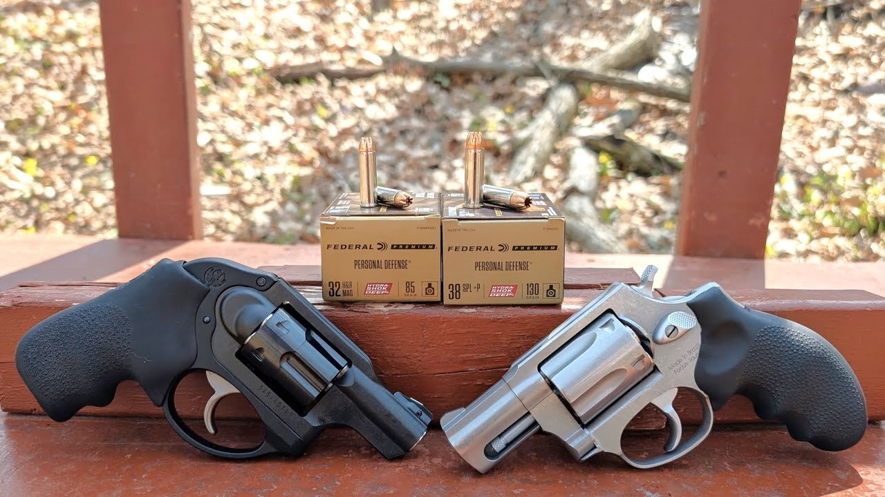 New! Federal Hydra-Shok DEEP .32 H&R Magnum VS .38 Special+P Ballistic Gel Test