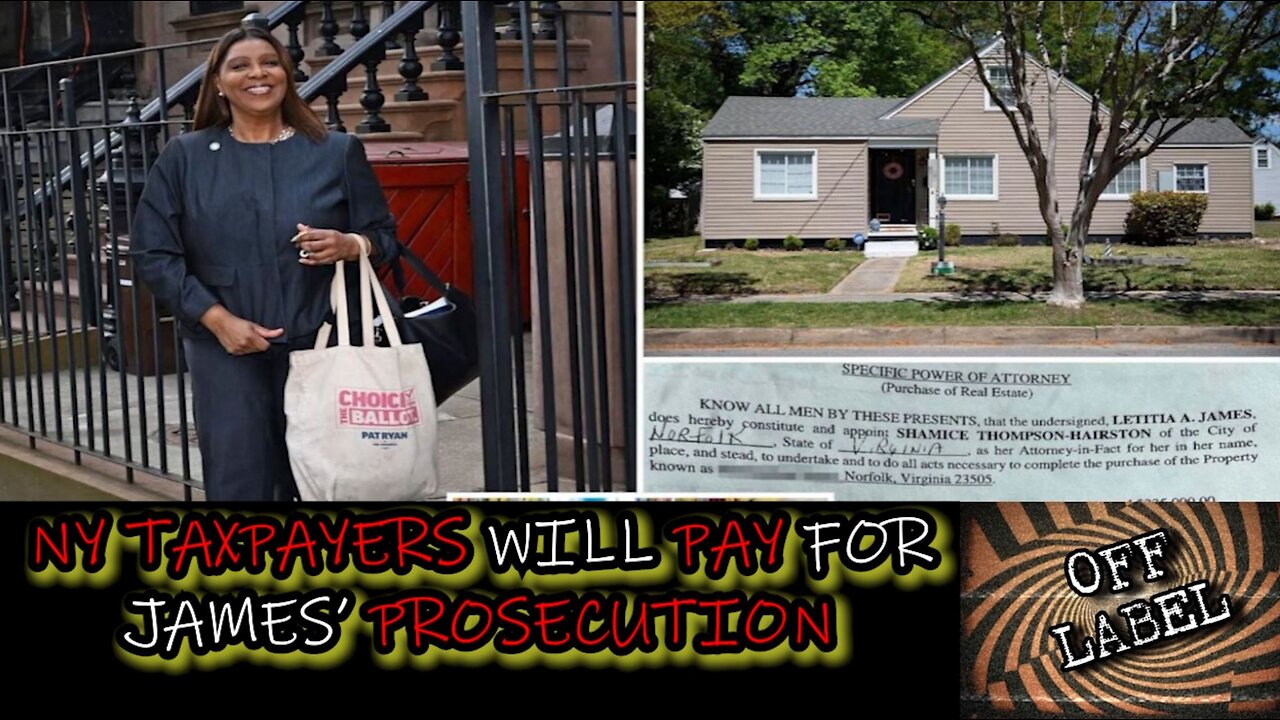 New York Taxpayers Forced To Pay For James's Prosecution Of Mortgage Fraud