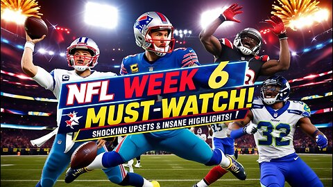 🔥 NFL Week 6: INSANE Highlights, Record-Breaking Plays & Shocking Upsets! 🏈