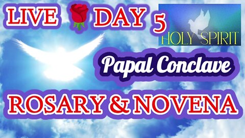DAY 5 ROSARY & NOVENAS FOR PAPAL CONCLAVE & NEW POPE
