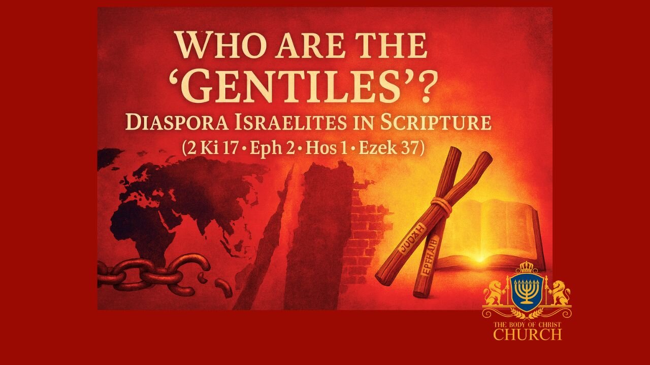 THE BOCC PRESENTS “Not the Nations You Think: When ‘Gentile’ Means Scattered Israel”