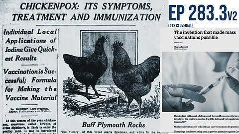 Ep 283.3 : Avoid hypodermic needle injection into the muscles of chickens!!! Chickenpox vaccine 1918