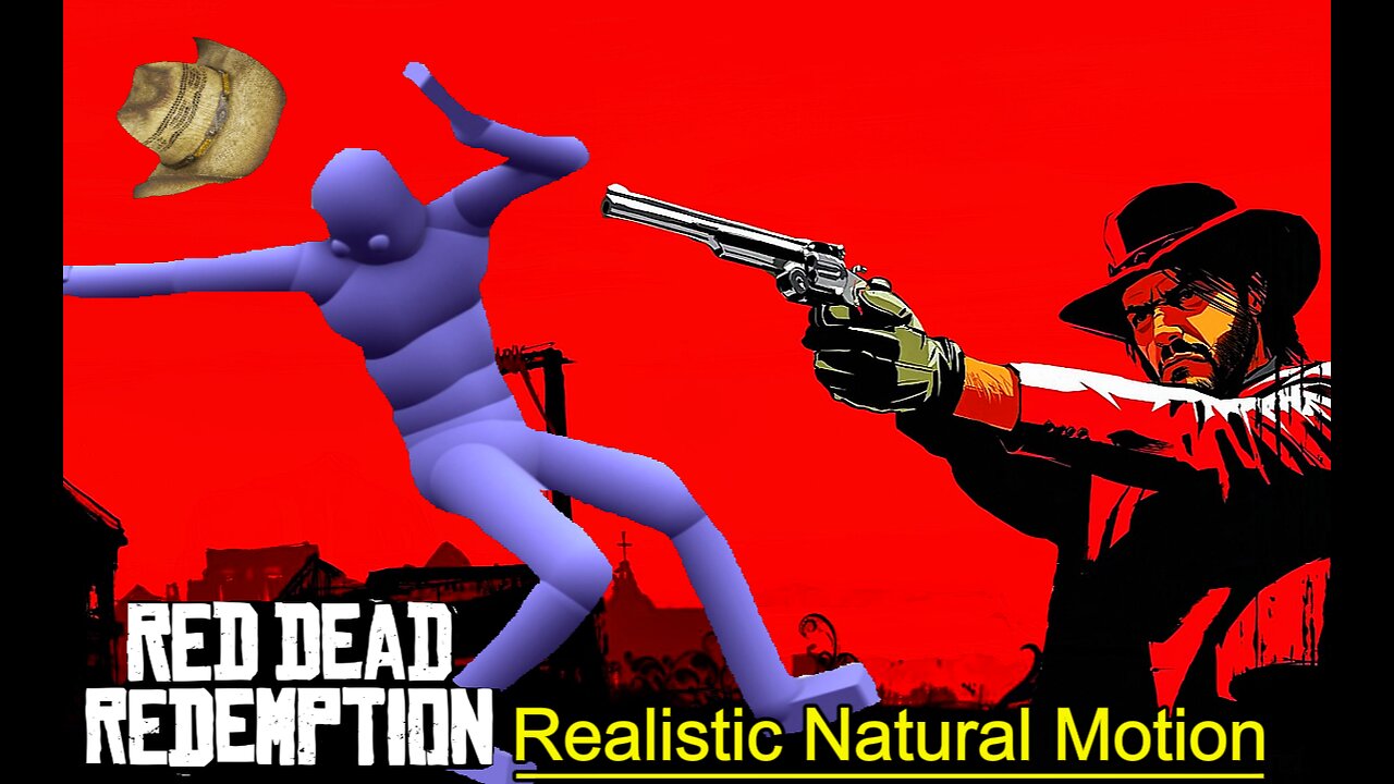 The MOST REALISTIC Ragdoll Physics Mod for Red Dead Redemption (Side-by-side comparison)