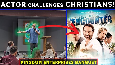 "Are You A REAL DEAL Christian?" - BRUCE MARCHIANO SHOCKING Speech! ACTOR Who Plays ROLE OF JESUS