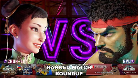 Kuya Kalbo SF6 Ranked Match Roundup. Chun Li Master Rank [Hori Fight Stick]