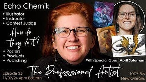 The Professional Artist - REPLAY - April Solomon - Shares her experience at Illuxcon!