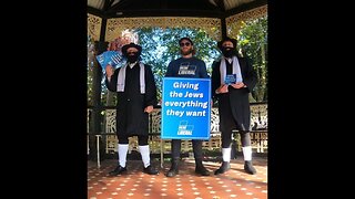 Joel Davies: "Jews have money and power."