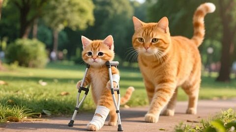 Kitten Takes Tumble Going for Cookies! Mama Cat to the Rescue & Wait Till You See Dad's Surprise 🐾😺💕
