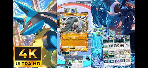 [4K Full Game] Pokémon TCG Pocket Step-Up Battle #6 (Expert) ArceusDark VS Donphan ex & Lucario Deck